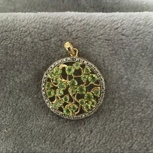 3/$13 Gold & Peridot pendant